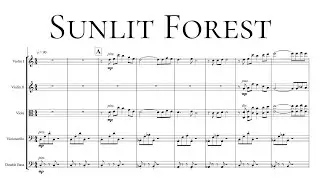 Sunlit Forest - Sheet Music/Score 【original composition】 [No AI]