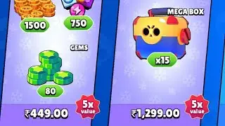 Brawl Stars X Mas Shop Offer 15  Mega Box | Opening