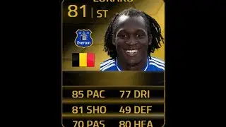 FIFA 14 UPGRADED IF LUKAKU 81 Player Review & In Game Stats Ultimate Team