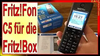 AVM Fritz!Fon C5 ✔ DECT Komforttelefon f&uuml;r die Fritz!Box AB [ Babyfone ] DECT Eco - Unboxing Review