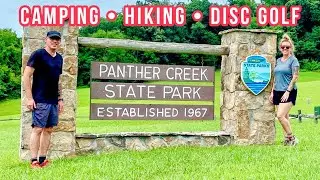 4 days of Camping, Hiking & Disc Golf in Panther Creek State Park (TN)