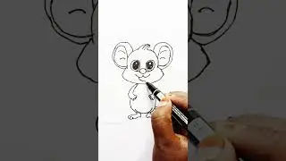 Draw a Mouse #artforkids #shortvideo #shortsvideo #shorts #short #shortsfeed #shortvideos