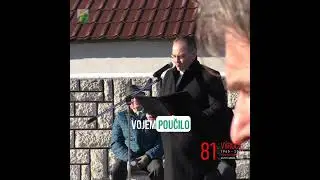 Pr&iacute;hovor starostu obce Ing. J&aacute;na Adamova na pietnom spomienkovom zhromažden&iacute; v Ostrom Gr&uacute;ni. 