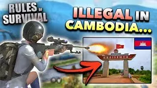I ILLEGALLY Crossed the CAMBODIA Border... | Rules of Survival: Battle Royale (Story)