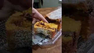 Bolo de cenoura com recheio de chocolate