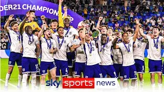 England retain European U21 Championship title after beating Germany 3-2