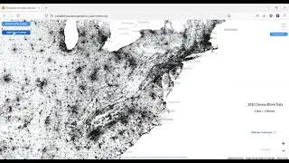 Racial dotmap screen capture video