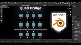 Quad Bridge | Blender Addon | Topology