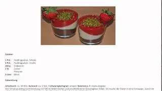 Erdbeer - Schoko - Vanille - Dessert