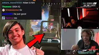 TSM ImperialHal & NiceWigg reacts to a super *INTENSE* 1v2 Endgame in ALGS Scrims.. 😲