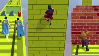 Superhero Run - Epic Transform Race 3D - All Levels Gameplay New Update Ios Android