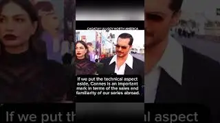 #&Ccedil;ağatayUlusoy speaking to the media during his recent promotional tour to Cannes for #eşrefr&uuml;ya