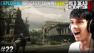 Exploring (Saint Denis) 🔥 Biggest Town Of RDR 2 Ever | Red Dead Redemption II Gameplay #22 #gaming 
