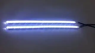 Crystal tear eyes flexible led drl turn signal light sequential drl