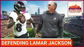 Is the Browns best chance at stopping Lamar Jackson sending pressure or dropping back into zones?