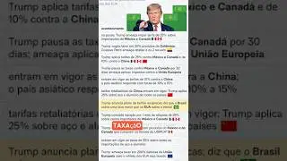📉 Os EUA anunciaram tarifas de at&eacute; 50% sobre produtos brasileiros