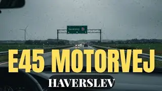 Живописное путешествие по Дании в формате 4K | Дорога по шоссе E45 до Хаверслева | Уютный видеобл...