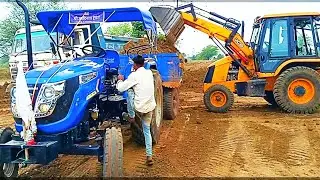 JCB 3DX Backhoe Mud Loading Tata 2518 Ex Truck and Tractors Fish Framing l JCB Work 
