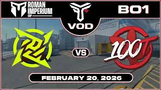 Ninjas in Pyjamas vs 100 Thieves (100T) | Roman Imperium Cup V | #BO1 | @TrottahCS [ #cs2 #vod ]