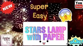 DIY Paper Lamp|Stars Lamp|Easy Paper Lamp|