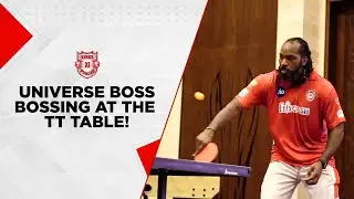 #UniverseBoss bossing around at the 🏓 table!