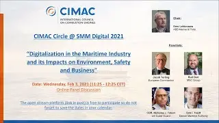 CIMAC Circle - Digitalization in the Maritime Industry @ SMM 2021