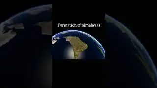 Formation Of Himalayas Animation #Shorts #Himalayas