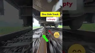 Chasing rails and raindrops, wet track 🔥😱 #bdrailway #wettrack #Rain #Train #wheels #rail #chasing