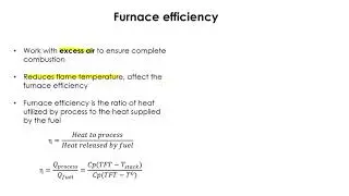 Furnace  - Real flame temperature and efficiency