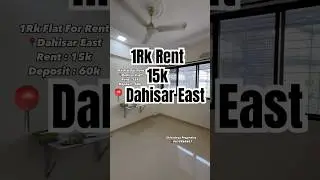 1Rk Flat For Rent 📍Dahisar East ☎️ 9619868687