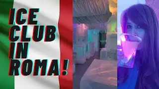 MY FIRST TIME IN AN ICE CLUB IN #ROMA! #Rome #italy 