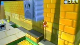 Super Mario 3D Land Walkthrough World 3-1 All 3 Star Coins.
