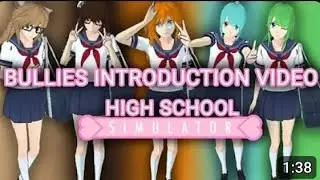 bullies introduction video| high school simulator| хоши чан:D
