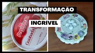 Porta jóias usando lata de goiabada 