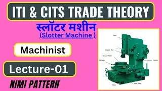 स्लॉटर मशीन (Slotter Machine) / ITI & Cits Trade Theory /  Machinist Theory / Lecture-01