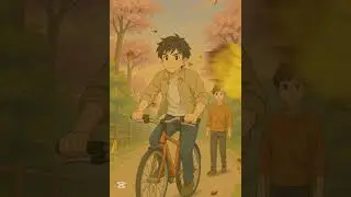 Anime Boy Walking to School | Emotional Slice of Life Scene #aisong #aikhmersong #khmersong2025#song