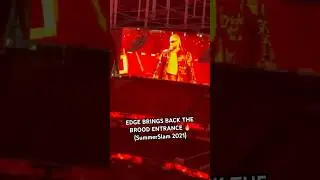 Edge brings The Brood entrance back vs Seth Rollins #SummerSlam 2021 #WWE #Edge #SethRollins #WWERAW