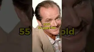 JACK NICHOLSON DEVOLUTION (2023-1956) #shorts