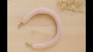 🧶 C&oacute;mo tejer un asa redonda con trapillo | Asas para bolso f&aacute;ciles y resistentes