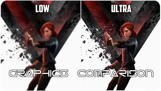 Control - PC - Low. vs Ultra detailed Graphics Comparison 4K