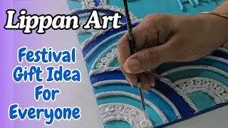 LIPPAN Art Nameplate Step By Step / Mirror Art Tutorial For Beginners / Gift Idea For Everyone 