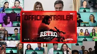 Реакция на ретро-трейлер | Ретро-трейлер-мэшап | Сурия | Пуджа Хегде | Картик Суббараж | Сантош🔥