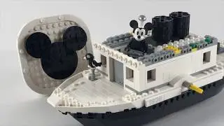 LEGO IDEAS #024 STEAMBOAT WILLIE | 21317 | LET'S BUILD PART 2