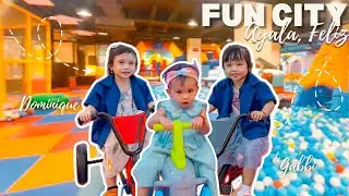 Exploring The FUN CITY New Indoor Playground at Ayala Feliz Marikina 4F | Dominique Gabbi Tecson