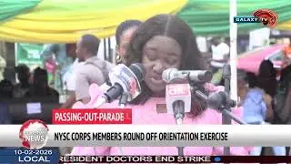 NYSC CORPS MEMBERS ROUND OFF ORIENTATION EXERCISE