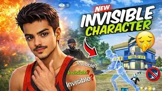 First Time Invisible Character in Free Fire 😱 I am Sorry !!