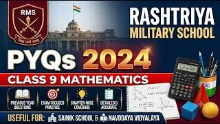 RMS Class 9| PYQ 2024| Math | Q16