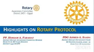 Highlights on Rotary Protocol - D2451 Awareness Seminar