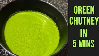 Green chutney for Sandwich | Coriander Mint chutney at home | Street Style Green chutney for chaat