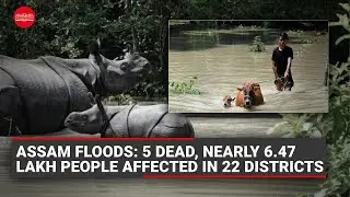 Assam floods: 5 dead, nearly 6.47 lakh people affected in 22 districts